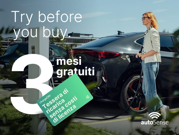 Ricarica a 0.28 CHF/kWh in collocazioni selezionate.